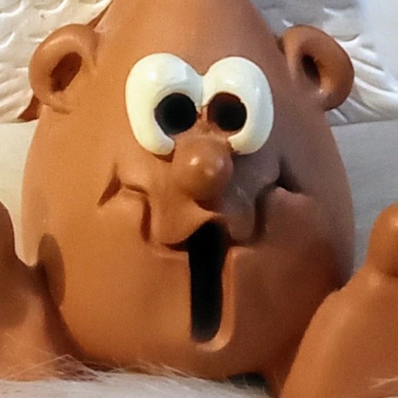 Cute Pottery Ceramic Angel FIgurine - Picture 2 of 5